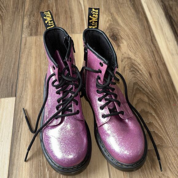 Purple Doc Martin Lids Rain Boots Size 3 - Picture 1 of 8